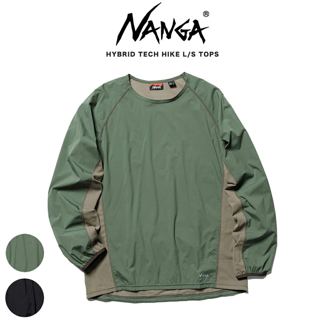 SALE30%OFF NANGA ナンガ HYBRID TECH HIKE L/S TOPS / ハイブリッドテックハイクロングスリーブトップス nw2311-1e509 カットソー ユニセックス リサイクルコットン アウトドア ギフトにおすすめ