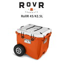 ROVR PRODUCTS (ローバー プロダクツ) ROLLR 45QT マルチクーラーボックス 42.5L 約19kg デザート 最大8日間氷保 キャリーワゴン オフロード仕様タイヤ付き