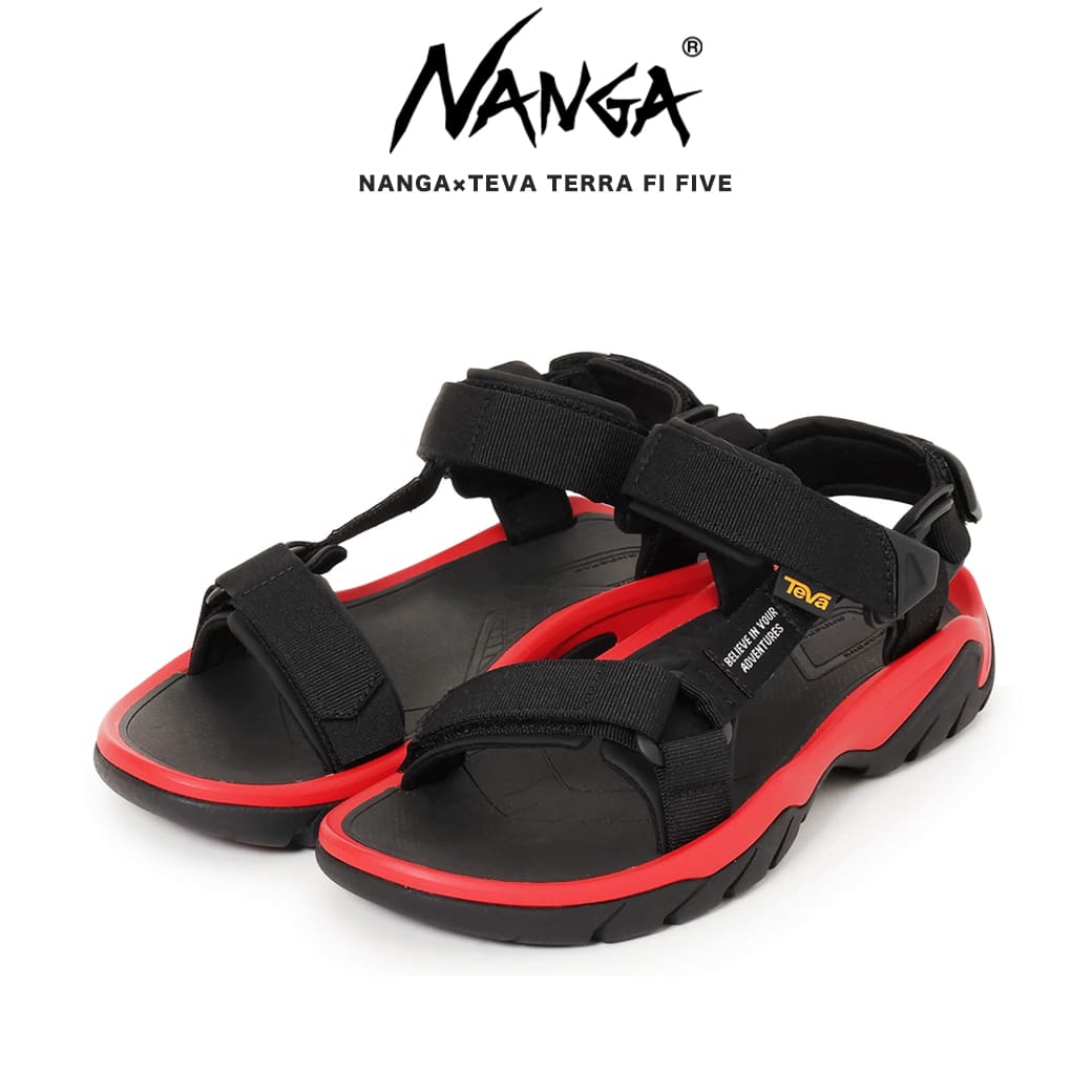 楽天セレクトショップ　ムーSALE30％OFF NANGA×Teva TERRA FI FIVE ナンガ×テバ テラ ファイ ファイブ サンダル ca2314-1z505 / 25cm～28cm 海 川 岩場 アウトドア コラボ