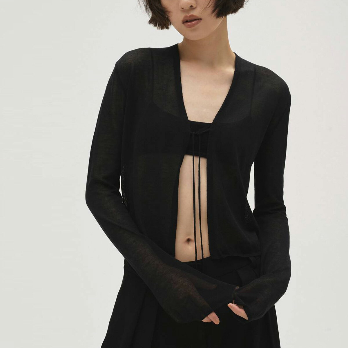 TODAYFUL トゥデイフル Compact Sheer Knitcardigan コンパクトシアーニットカーディガン 12610515 トップス レディース 透け感 2way プルオーバー 2026夏 セレクトショップムー