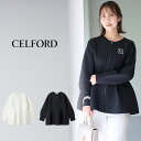 CELFORD セルフォード ペプラムニットカーディガン cwnt241001 レディース 2024春 トップス ジャケット 体型カバー デイリー フォーマルウェア ウォッシャブル 入園入学準備 セレクトショップムー【S10】