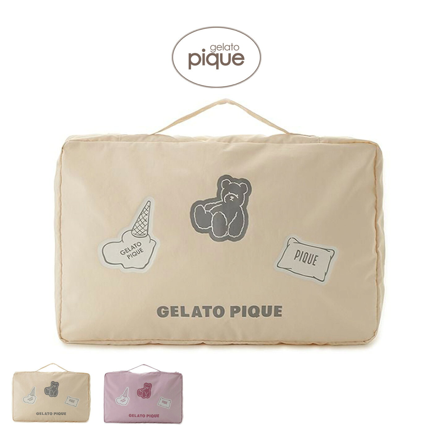 ジェラートピケ gelato pique トラベルグッズ ポーチLサイズ pwgb269052 ジェラピケ トラベルポーチ 収納ポーチ 衣類ポーチ パッキング 旅行ポーチ 通気性 仕切り有 レディース 2026春 プレゼント ギフト セレクトショップムー