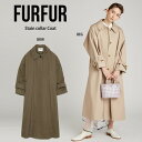 SALE40%OFF FURFUR ファーファー ロングステンカラーコート rwfc214012 レディース アウター オーバーサイズ セール