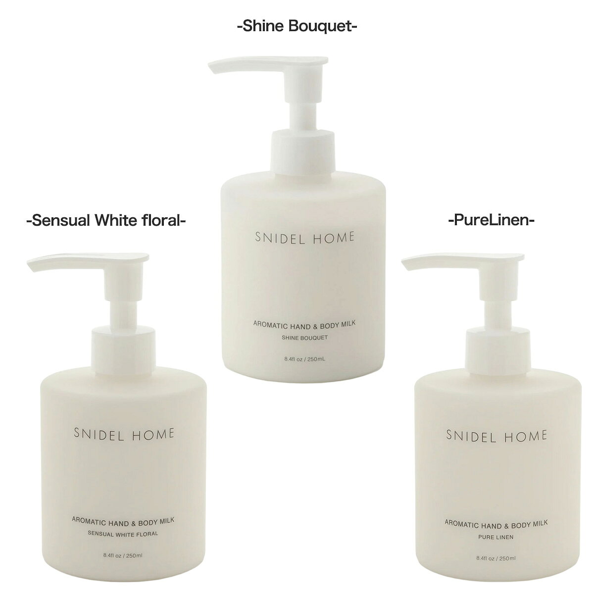 スナイデルホーム SNIDEL HOME アロマティックハンドボディミルク -250mL- shgg219003 shgg999007 コスメ セルフケアアイテム?ミルクローション ボディケア ハンドケア フェミニンな香り プレゼント ギフト セレクトショップムー【P10】 muselect-10112179 セレクトショップ ムー サンプル画像2