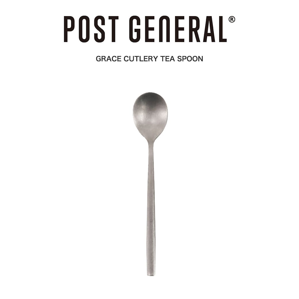 楽天セレクトショップ　ムー（18日24H限定ポイント10倍）POST GENERAL（ポストジェネラル） GRACE CUTLERY TEA グレイス カトラリー ティー - TEA SPOON スプーン 食器 テーブルウェア 食洗機使用可 98245-0001 ビンテージ風 アンティーク雑貨 キャンプ アウトドア セレクトショップムー