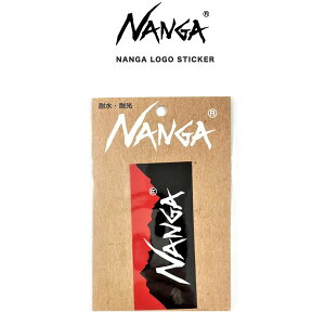 NANGA LOGO STICKER / ナンガロゴステッカー アウトドア キャンプ アウトドアギアステッカー 車用ステッカー 耐水・耐光加工 ギフトにおすすめ