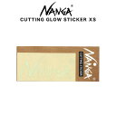 NANGA ナンガ CUTTING GLOW STICKER ナンガ カッティング グロー ステッカー XS アウトドア 耐水 耐光 蓄光素材 キャンプ 車用ス...