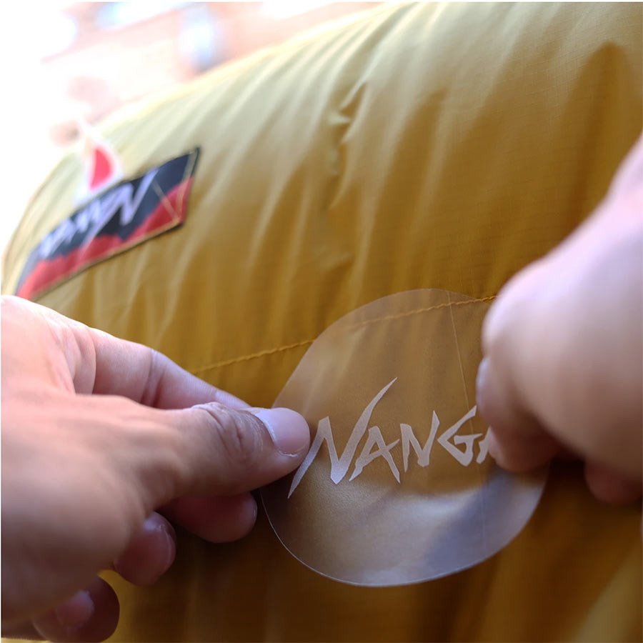 NANGA×GEAR AID REPAIR PATCHES ナンガ×ギアエイド リペアパッチ 3枚入り (NANGA ロゴ入りが1枚) テント 寝袋 シュラフ ウェーダー 穴あき簡単修理 muselect-10094897 セレクトショップ ムー サンプル画像3