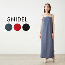 SALE40 OFF SNIDEL スナイデル バックトレーンベアドレス swfo234143 ロング丈 ストレートシルエット ベアトップ ストラップ ドレスアップ デート 秋コーデ デコルテ セレクトショップムー