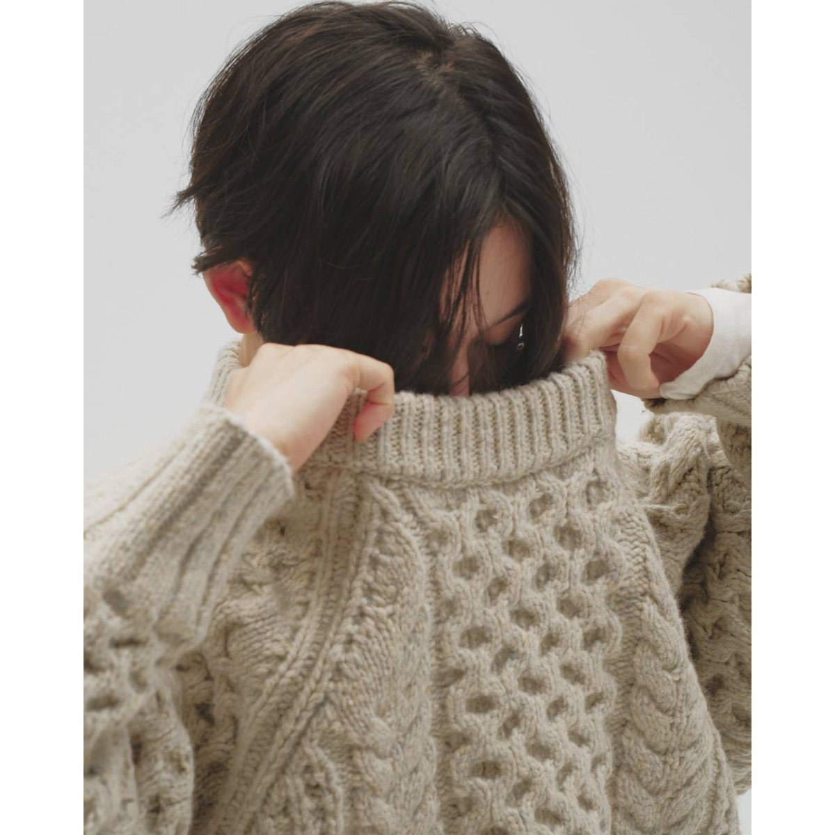 (予約) TODAYFUL トゥデイフル Cable Over Knit ケーブルオーバーニット 12620518 (12月中旬以降入荷) トップス メリノウール ゆったり レディース 2026冬 セレクトショップムー muselect-10111670 セレクトショップ ムー サンプル画像3