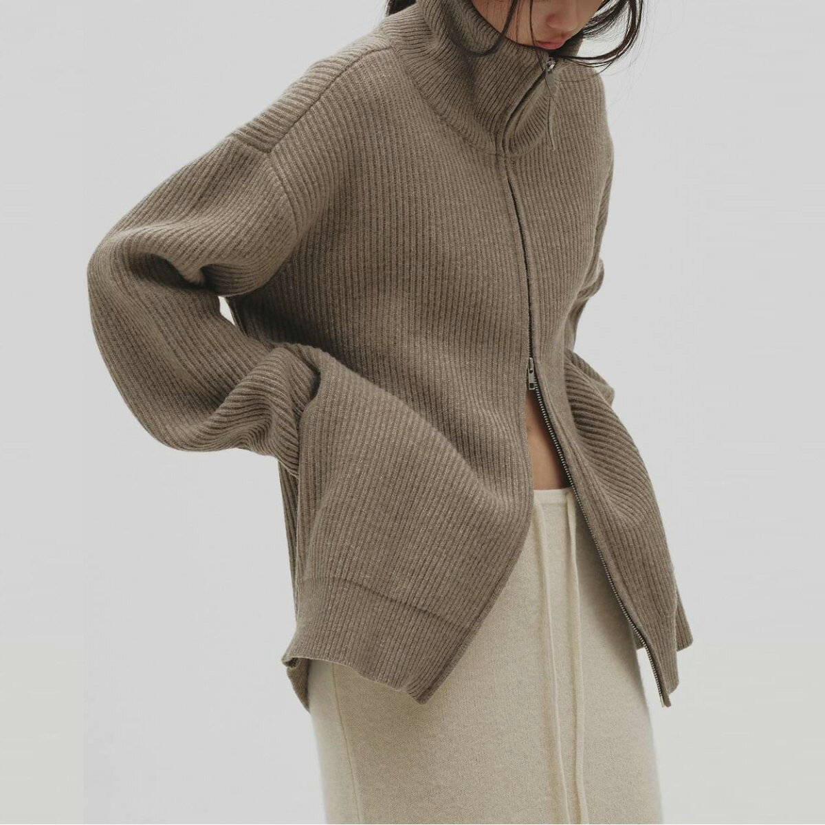 (予約) TODAYFUL トゥデイフル Zipup Knit Cardigan ジップアップニットカーディガン 12620524(12月上旬以降入荷) トップス 羽織 オーバーショルダー レディース 2026冬 セレクトショップムー muselect-10111687 セレクトショップ ムー パッケージ画像
