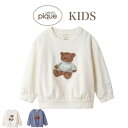 SALE30%OFF ジェラートピケ キッズ gelato pique kids HOLIDAY ベア裏毛プルオーバー pkct245479 ジェラピケ 冬 パ...