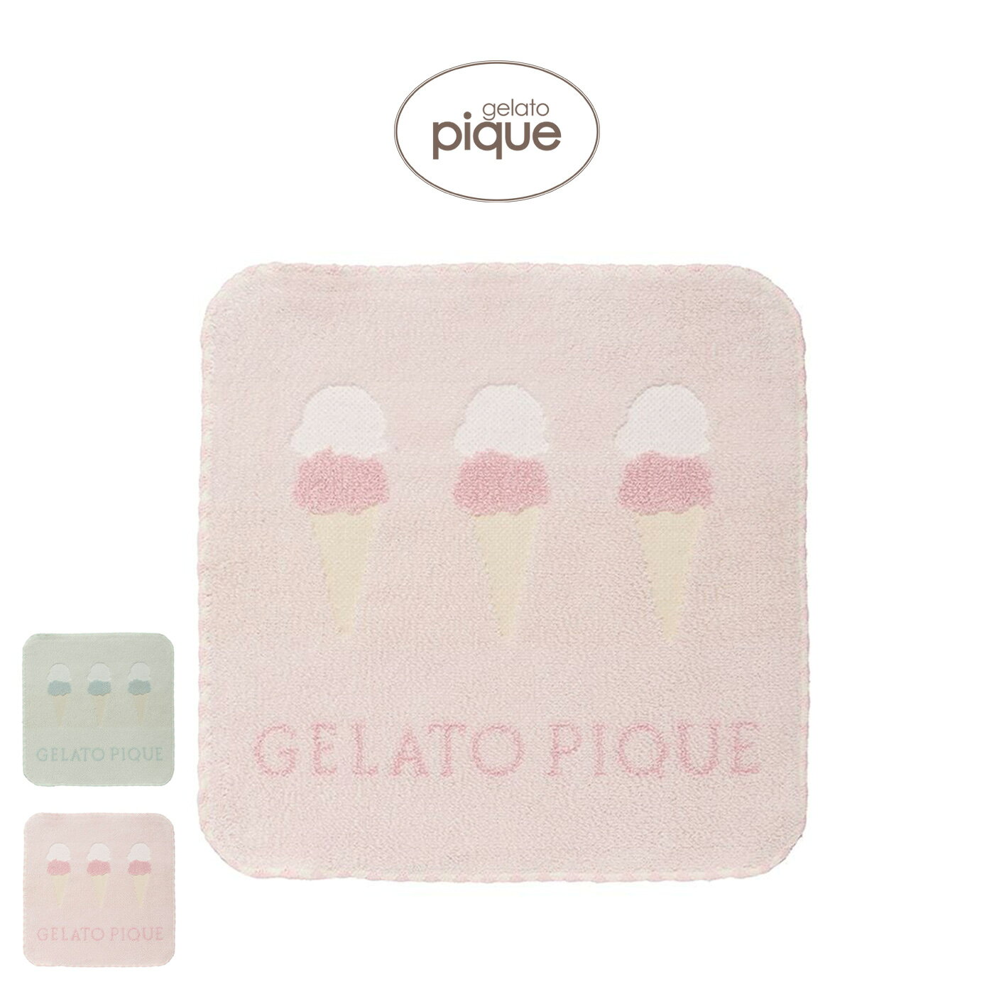 Mini Towels - ジェラートピケ gelato pique アイスモチーフハンドタオル pwgg261689 ジェラピケ ハンカチ レディース コットン100% 誕生日 2026春 ギフト プレゼント セレクトショップムー【P10】