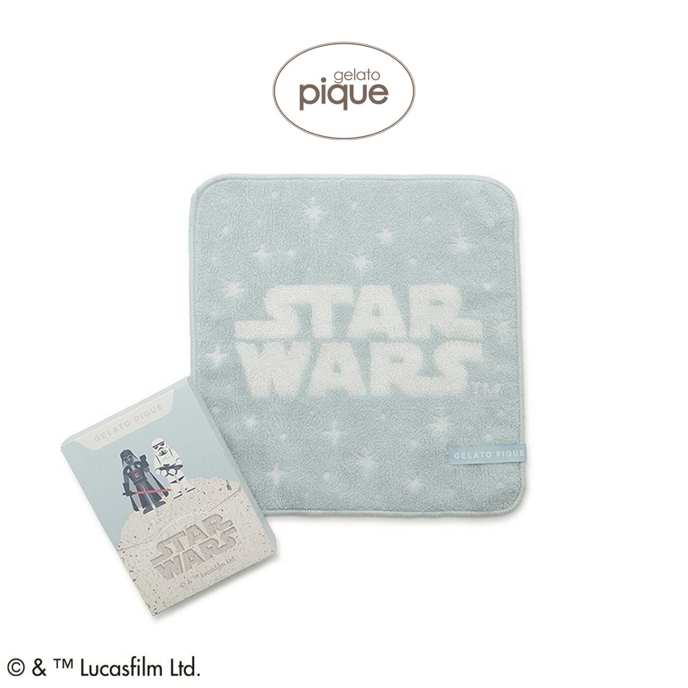 Rakuten - (6月5日販売開始)ジェラートピケ gelato pique STAR WARS ボックス入りハンドタオル pwgg262517 スターウォーズ コラボ ジェラピケ ハンカチ 綿100% 日本製 レディース