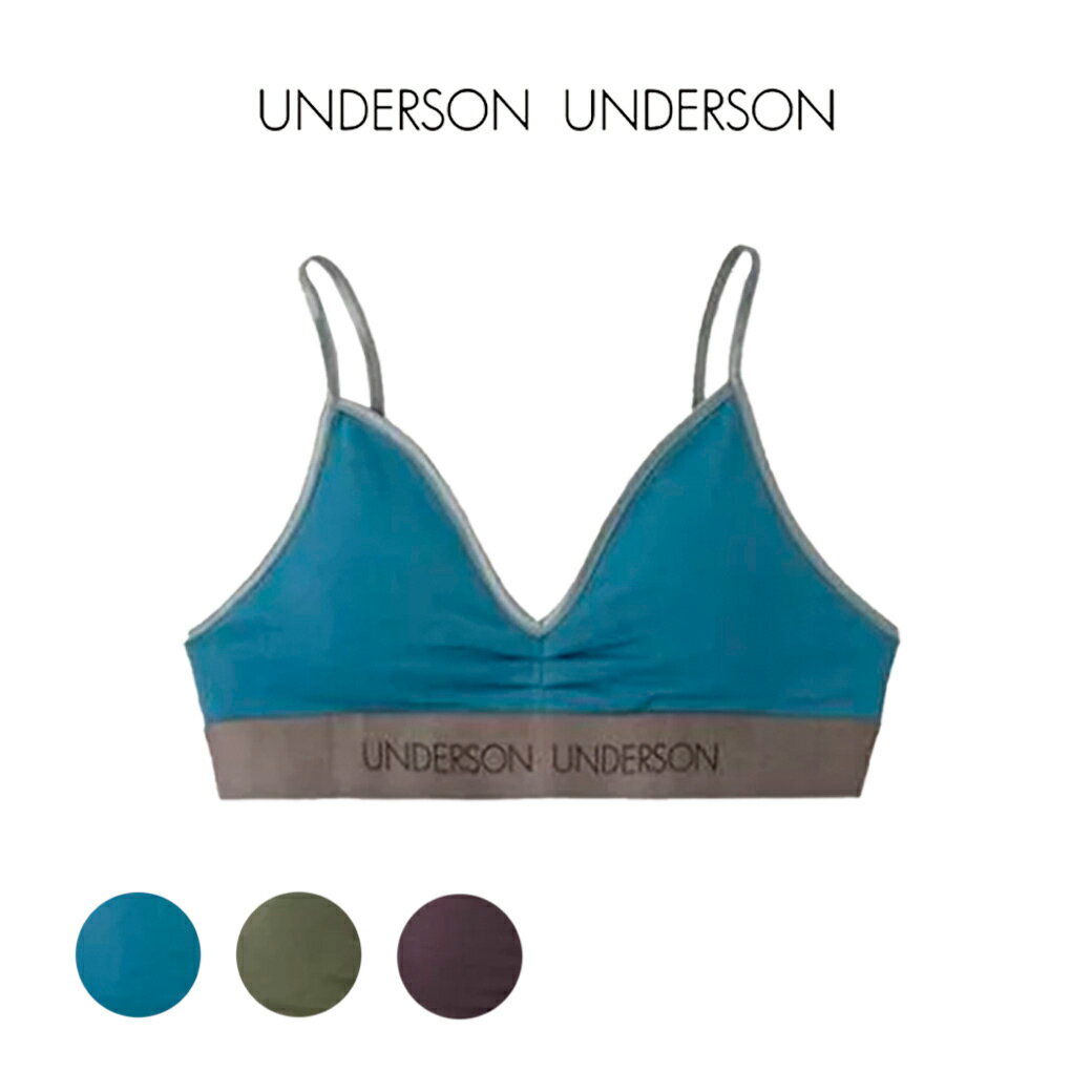 UNDERSON UNDERSON アンダーソンアンダーソン レギュラーブラトップ uuwgg234152 レディース 下着 ブラジャー インナー ストレスフリー ヘルシー ランジェリー 軽やか 日常使い 通気性 和紙使用 ギフト プレゼント