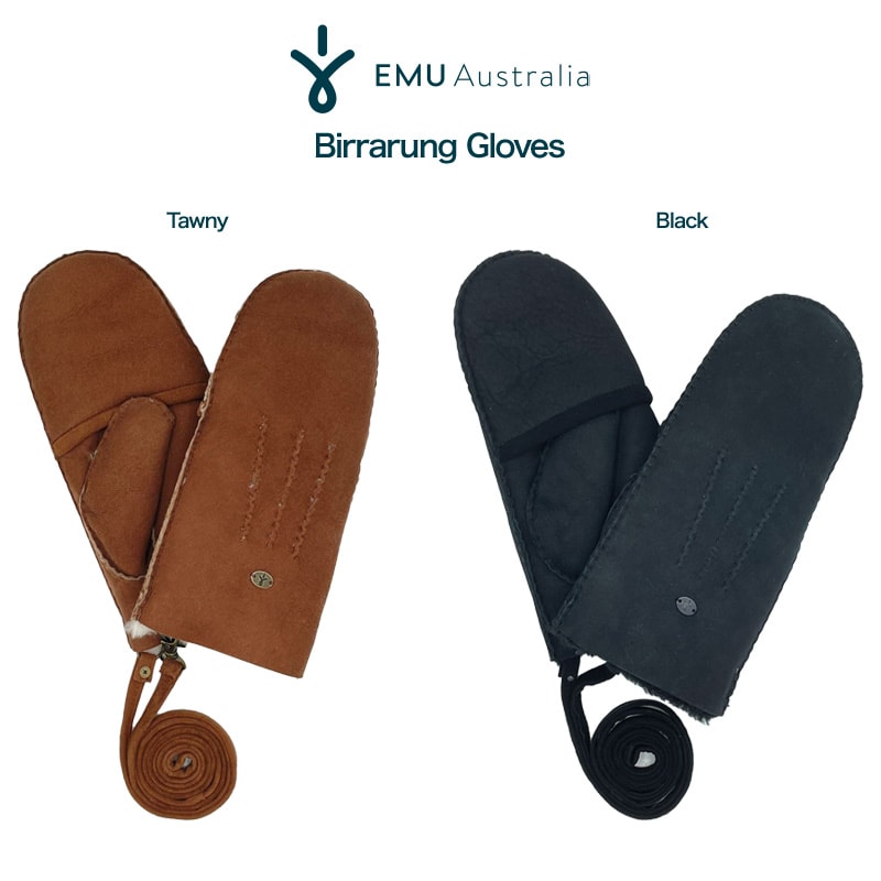 エミュ 手袋 SALE40%OFF エミュー オーストラリア EMU Australia Birrarung Gloves エミュ シープスキンミトン w7011 ムートン 手袋 防寒 2WAY ギフト プレゼント