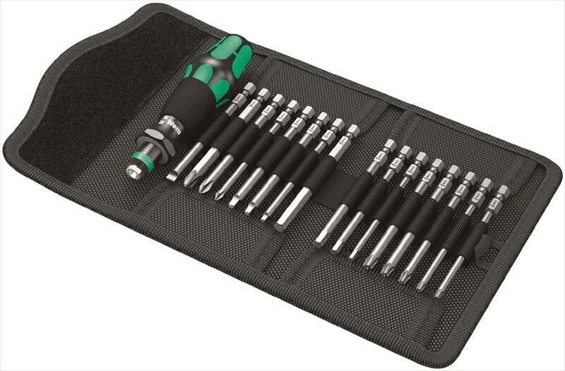 WERA ベラ 051042 Hex Torx Squareドライバーセット(ハンドル付