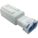 TRUSCO 防水コネクタ ソケットハウジング 2芯 中継用(10個入) 被覆外径φ2.2~2.8 白 P-CE01A5-02N0-02