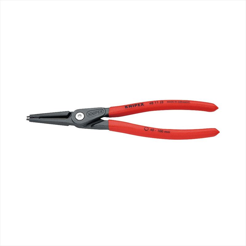 KNIPEX クニペックス 4811-J3 穴用精密スナップリングプライヤー 直