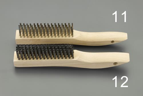 エスコ EA109BD-12 25x250mm 柄付ブラシ(カーボンスチール)