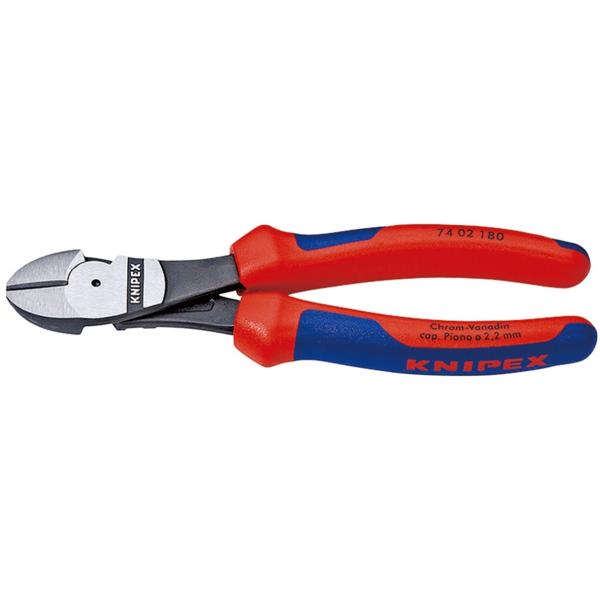 KNIPEX クニペックス 7402-180 強力型斜ニッパー(硬線用) (SB)