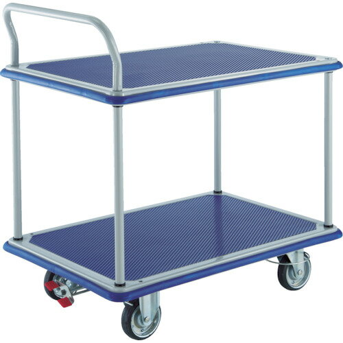 ＼当店限定！さらにポイント最大10倍／ トラスコ TRUSCO プレス製台車 ドンキーカート 片袖2段 4輪リングストッパー付 304NJKRS-4