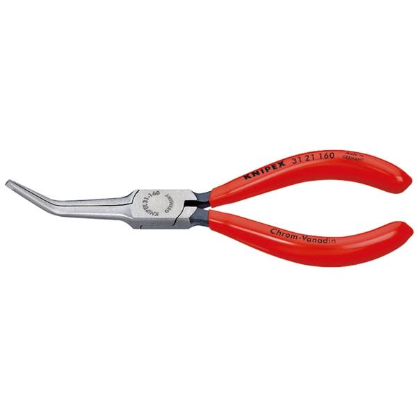 KNIPEX クニペックス 3121-160 45゜先曲ニードルノーズプライヤー (SB)