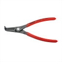 KNIPEX クニペックス 4921-A31 軸用精密スナップリングプライヤー 曲