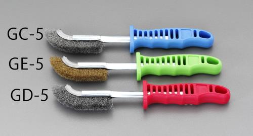 エスコ EA109GC-5 225mm ワイヤーブラシ(ステンレス製/グリップ付)