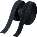 トラスコ TRUSCO マジックテープ 縫製タイプ 50mmX5m 黒(1巻=1セット) TMSH-505-BK