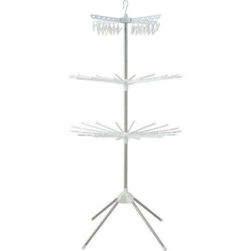 テンマ TENMA PORISH組立式スタンド物干しパラソル型3段PS-10K 811000358