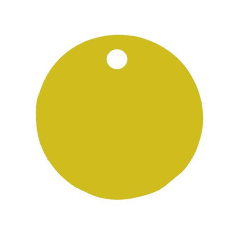 ＼当店限定！さらにポイント最大10倍／ エスコ EA591HG-61A 25mm タグブランク(アルマイトアルミ 丸/ゴ..