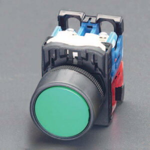 エスコ 富士電機機器制御 EA940D-93 22/25mm 押しボタンスイッチ(緑)