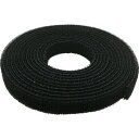 ユタカメイク マジックテープ マジックバンド両面ミニ 10mm×2m 黒 G-247