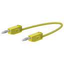 エスコ EA707NC-324 φ2mm/ 300mm テストリード(スタック接続/黄)