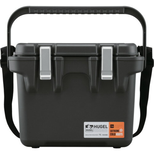 アイリス IRIS 208352 HUGEL 真空断熱クーラーボックス 15L チャコールグレー VITC-15-CH