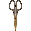 プラス PLUS 34519)ハサミ フィットカットカーブ チタンコート SC-175ST 左右対称グリップ チタンブラウン SC-175ST TBR