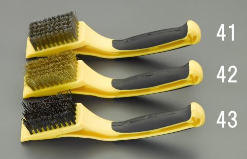 エスコ EA109E-41 31x50mm/185mm/ハンドブラシ(ステンレス製)