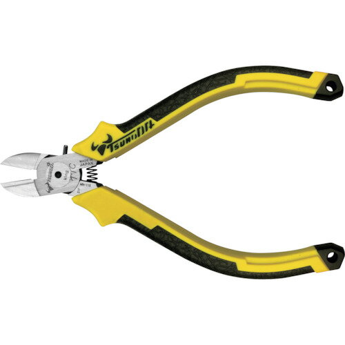 ティーティーシー TTC ニッパー 115mm 成型グリップ バネ付き MN-115DG