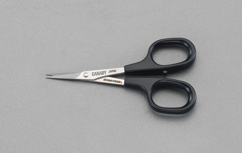 エスコ 長谷川刃物（CANARY） EA540HB-4 105mm はさみ・事務用(フッ素コート/ステンレス製)