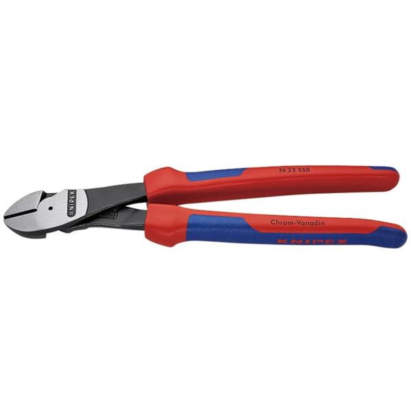 KNIPEX クニペックス 7422-250 強力型斜ニッパー(ベントタイプ)