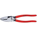 KNIPEX クニペックス 0911-240 架線工事用強力ペンチ(圧着付)