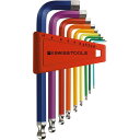 PB SWISS TOOLS 212H-10RB ボール付レインボーレンチセット(パックナシ)