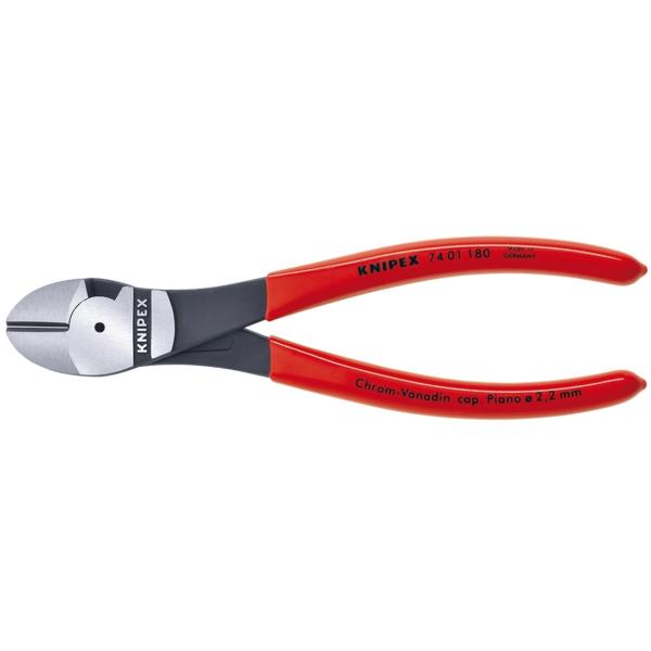 KNIPEX クニペックス 7401-180 強力型斜ニッパー(硬線用) (SB)