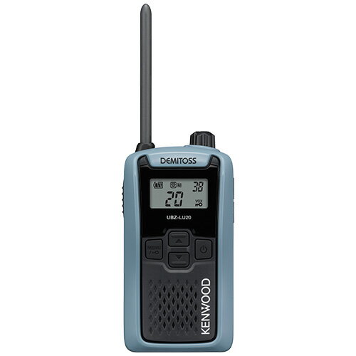 JVCケンウッド UBZ-LU20H ブルーグレー 特定小電力トランシーバー (×4) + NH-23K(F.R.C製) イヤホンマイク (×4)