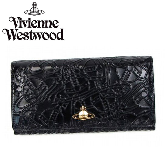 ヴィヴィアンウエストウッド 財布 長財布 Vivienne Westwood ヴィヴィアン ウエストウッド 1032 ORB MANIA NERO ビビアン 【RCP】【プレゼント】