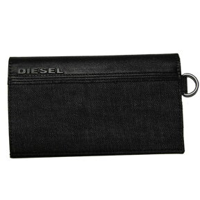 DIESEL ディーゼル 長財布 デニム ブラック X01415 PS878 H1669 財布 さいふ 【RCP】【プレゼント】