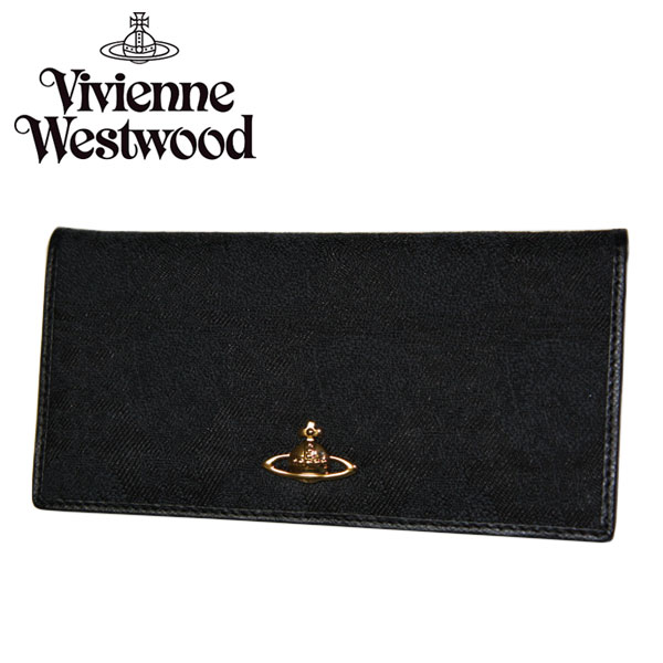 【赤字特価セール】 Vivienne Westwood ヴィヴィアン ウエストウッド 長財布 財布 さいふ ビビアン 736 ROPE ORB NERO 【RCP】【プレゼント】