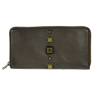 DIESEL ディーゼル 長財布 ラウンドファスナー メンズ レディース X02228 PR013 T2184 ブラウン 財布 スタッズ 【RCP】【プレゼント】【セール】のサムネイル