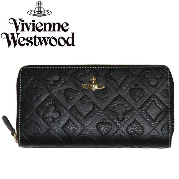 ヴィヴィアン 財布 長財布 ヴィヴィアンウエストウッド Vivienne Westwood 5140 MONTECARLO NERO ラウンドファスナー ビビアン ヴィヴィアン・ウエストウッド